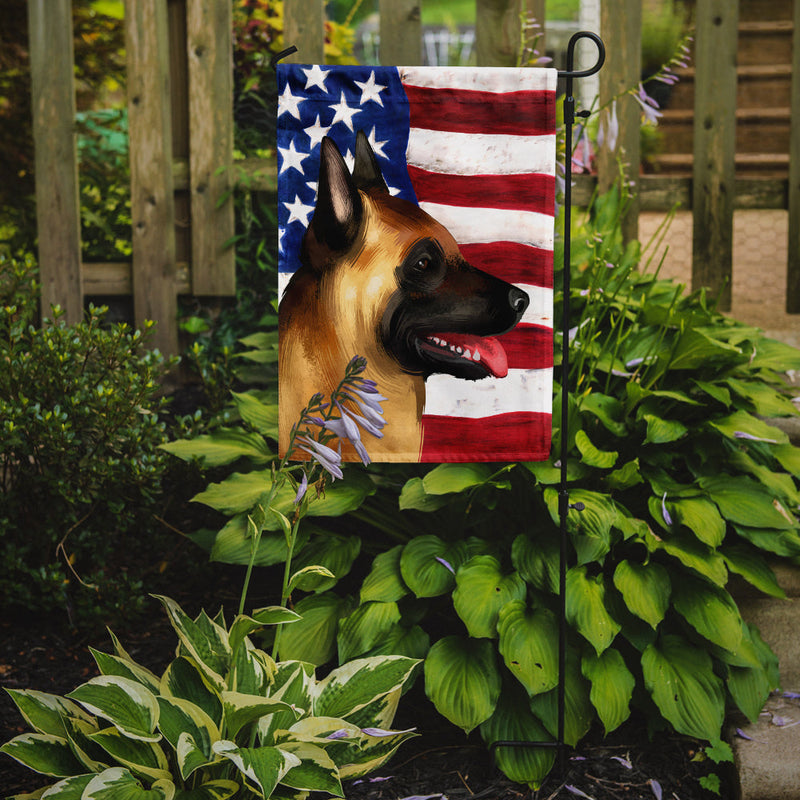 Belgian Malinois American Flag Flag Garden Size CK6428GF