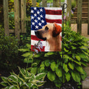 Black Mouth Cur Dog American Flag Garden Flag - Outdoor Decorative Yard Flag CK6436GF