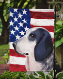 Bleu de Gascogne Dog American Flag Garden Flag - Outdoor Decorative Yard Flag CK6439GF
