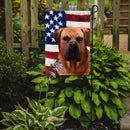 Boerboel Dog American Flag Garden Flag - Outdoor Decorative Yard Flag CK6444GF