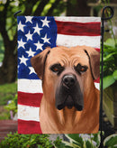 Boerboel Dog American Flag Garden Flag - Outdoor Decorative Yard Flag CK6444GF