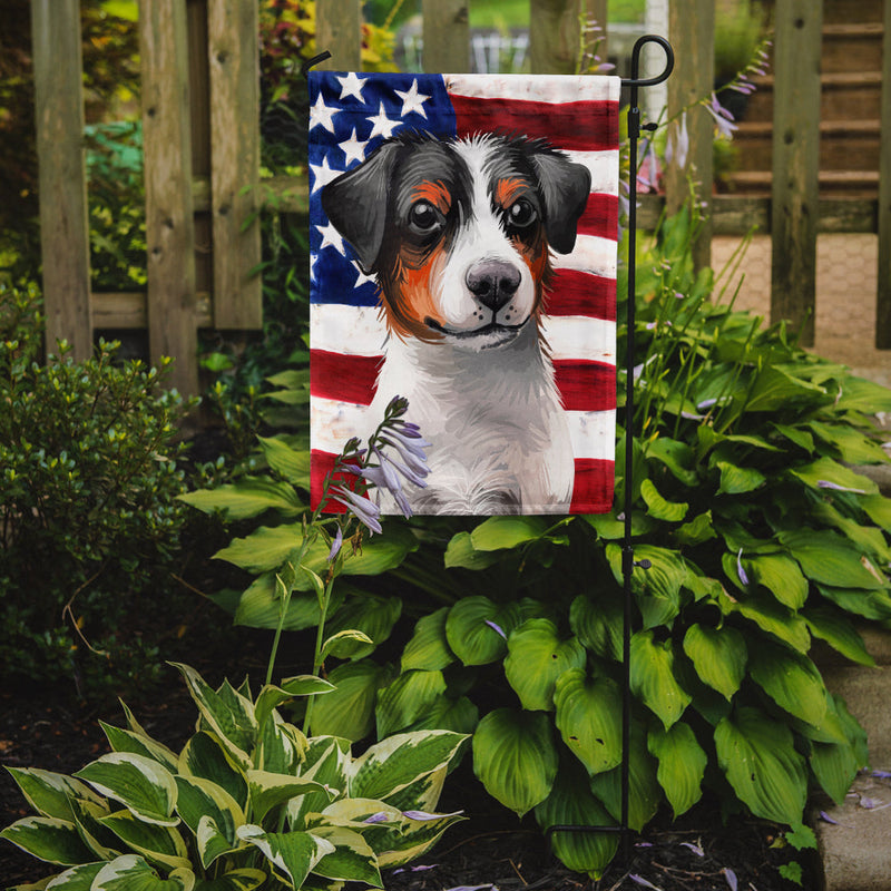 Danish-Swedish Farmdog American Flag Flag Garden Size CK6502GF