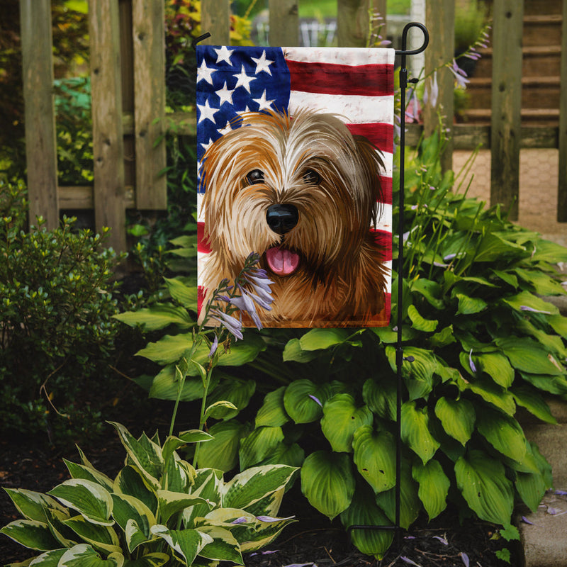 Norfolk Terrier Dog American Flag Flag Garden Size CK6627GF