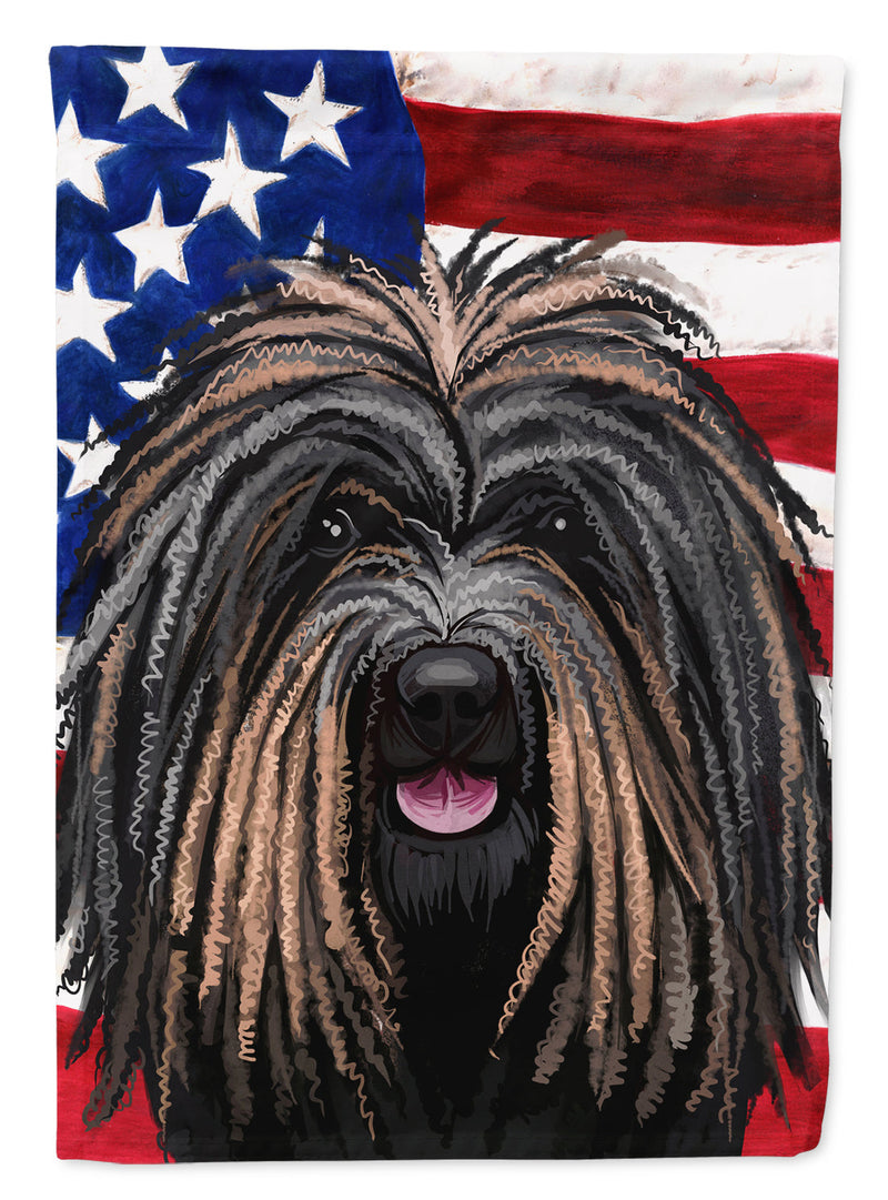 Puli Dog American Flag Flag Garden Size CK6666GF