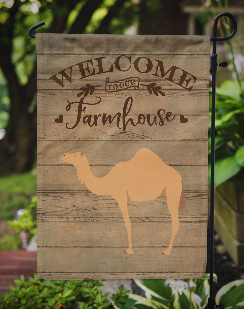 Arabian Camel Dromedary Welcome Flag Garden Size CK6761GF