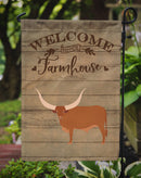 Ankole-Watusu Cow Welcome Garden Flag – Decorative Outdoor Yard Flag CK6767GF
