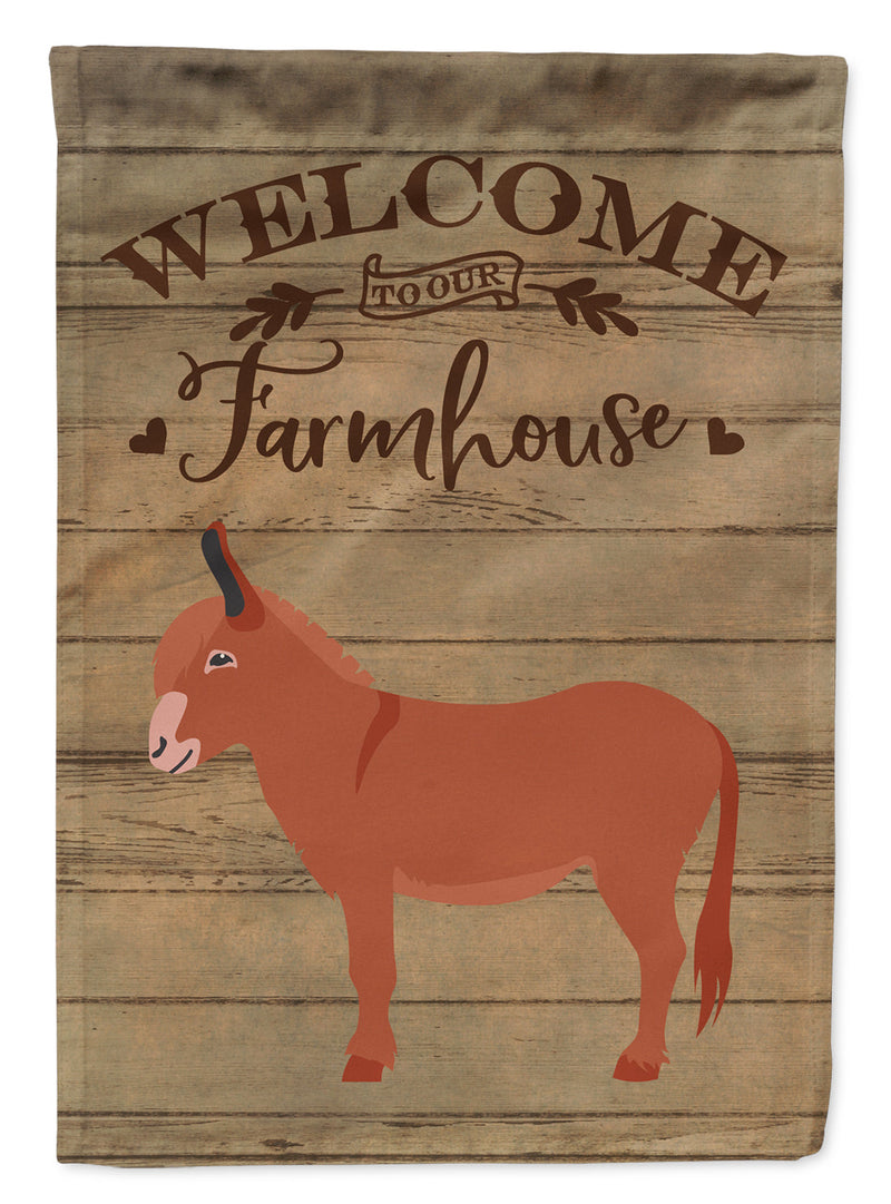 Irish Donkey Welcome Flag Canvas House Size CK6792CHF