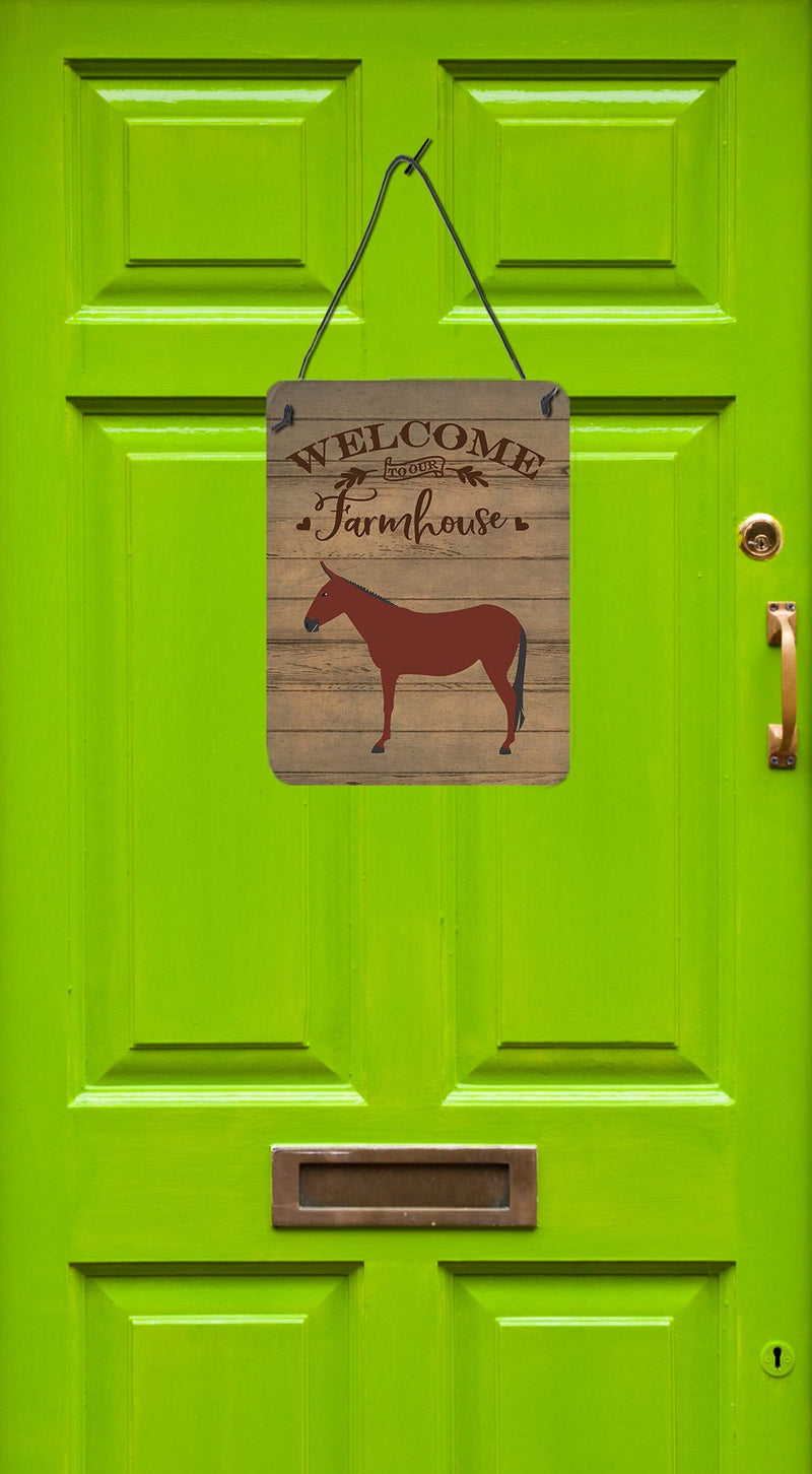 Hinny Horse Donkey Welcome Wall or Door Hanging Prints CK6794DS1216