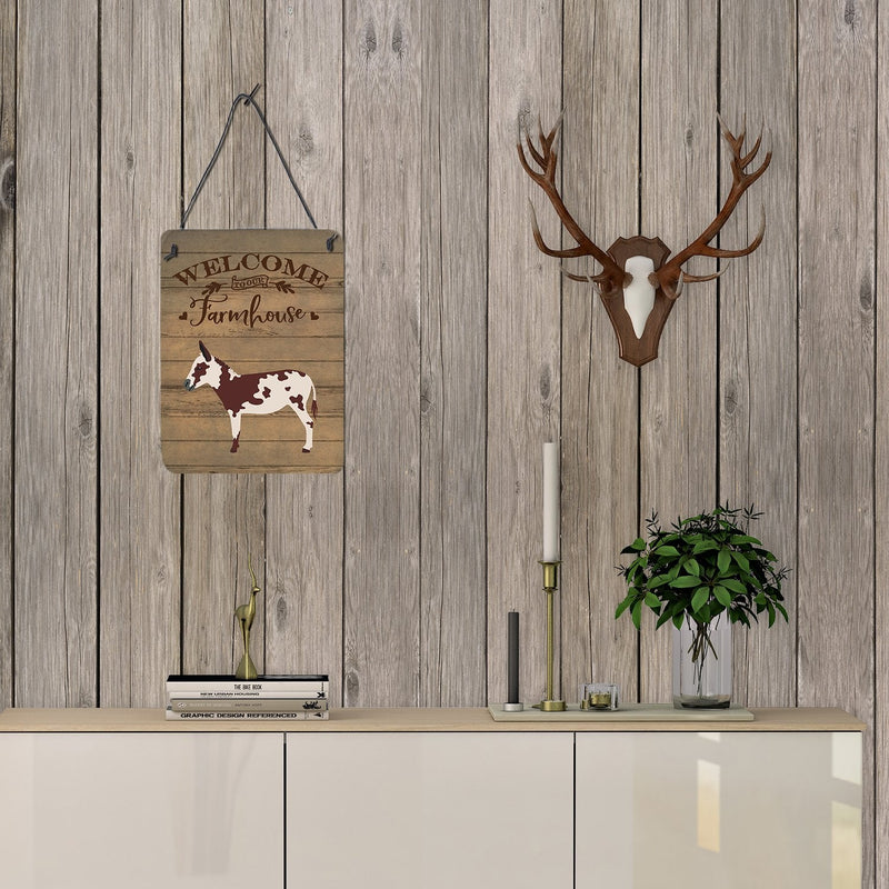American Spotted Donkey Welcome Wall or Door Hanging Prints CK6795DS1216