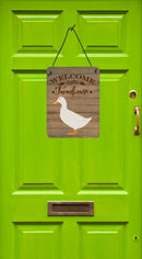 American Pekin Duck Welcome Wall or Door Hanging Prints CK6804DS1216