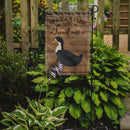 Blue Swedish Duck Welcome Garden Flag – Decorative Outdoor Yard Flag CK6806GF