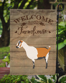 Alpine Goat Welcome Garden Flag – Decorative Outdoor Yard Flag CK6824GF