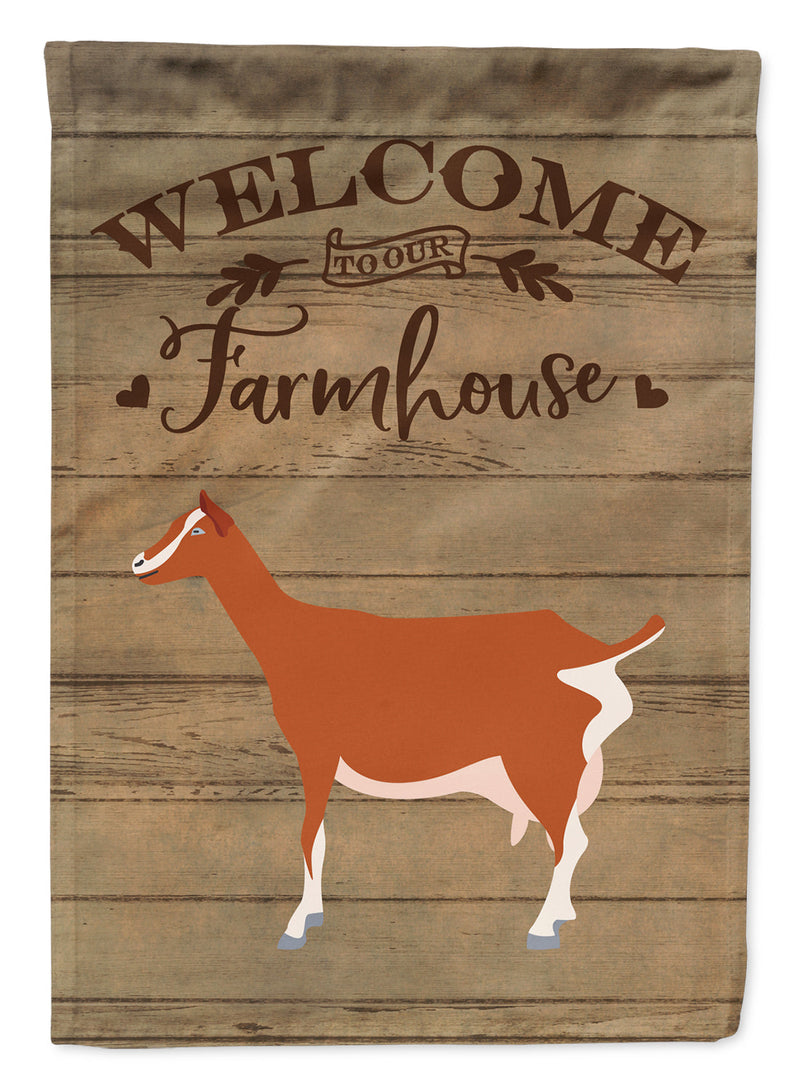 Toggenburger Goat Welcome Flag Garden Size CK6825GF