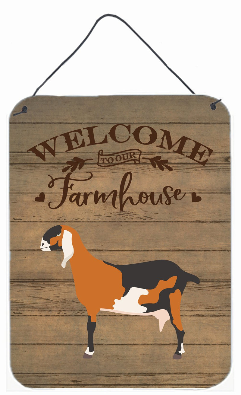 Anglo-nubian Nubian Goat Welcome Wall or Door Hanging Prints CK6827DS1216