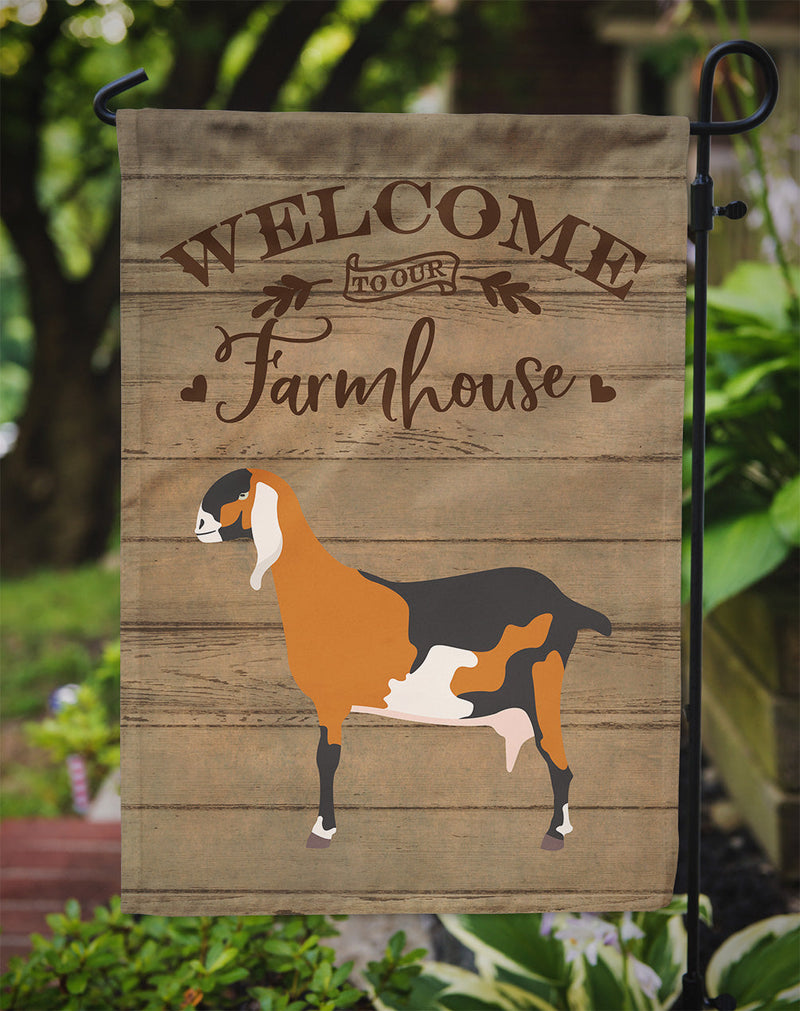 Anglo-nubian Nubian Goat Welcome Garden Flag – Decorative Outdoor Yard Flag CK6827GF