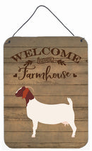 Boer Goat Welcome Wall or Door Hanging Prints CK6830DS1216