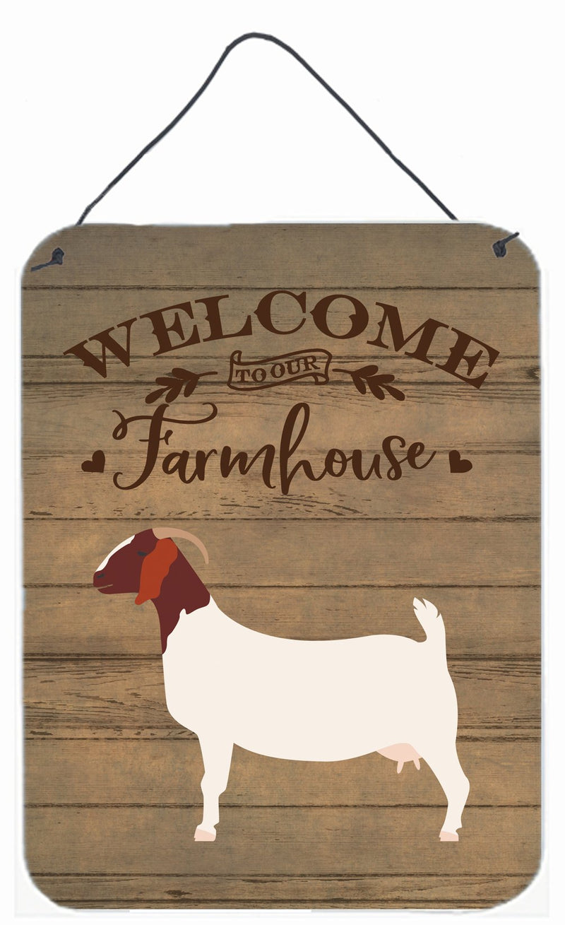 Boer Goat Welcome Wall or Door Hanging Prints CK6830DS1216