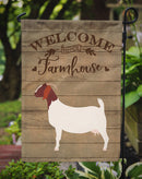 Boer Goat Welcome Garden Flag – Decorative Outdoor Yard Flag CK6830GF