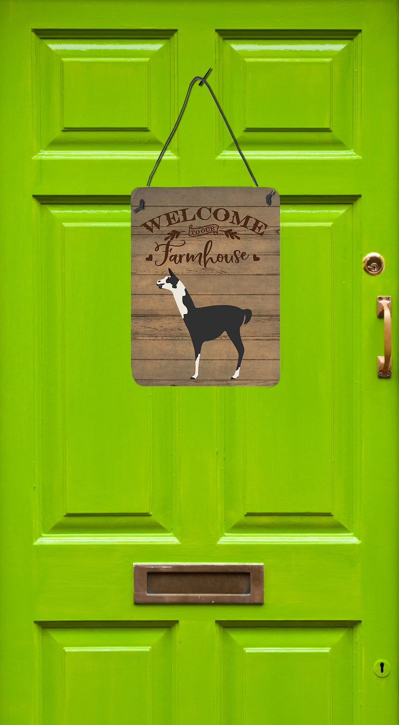 Llama Q' Ara Welcome Wall or Door Hanging Prints CK6862DS1216
