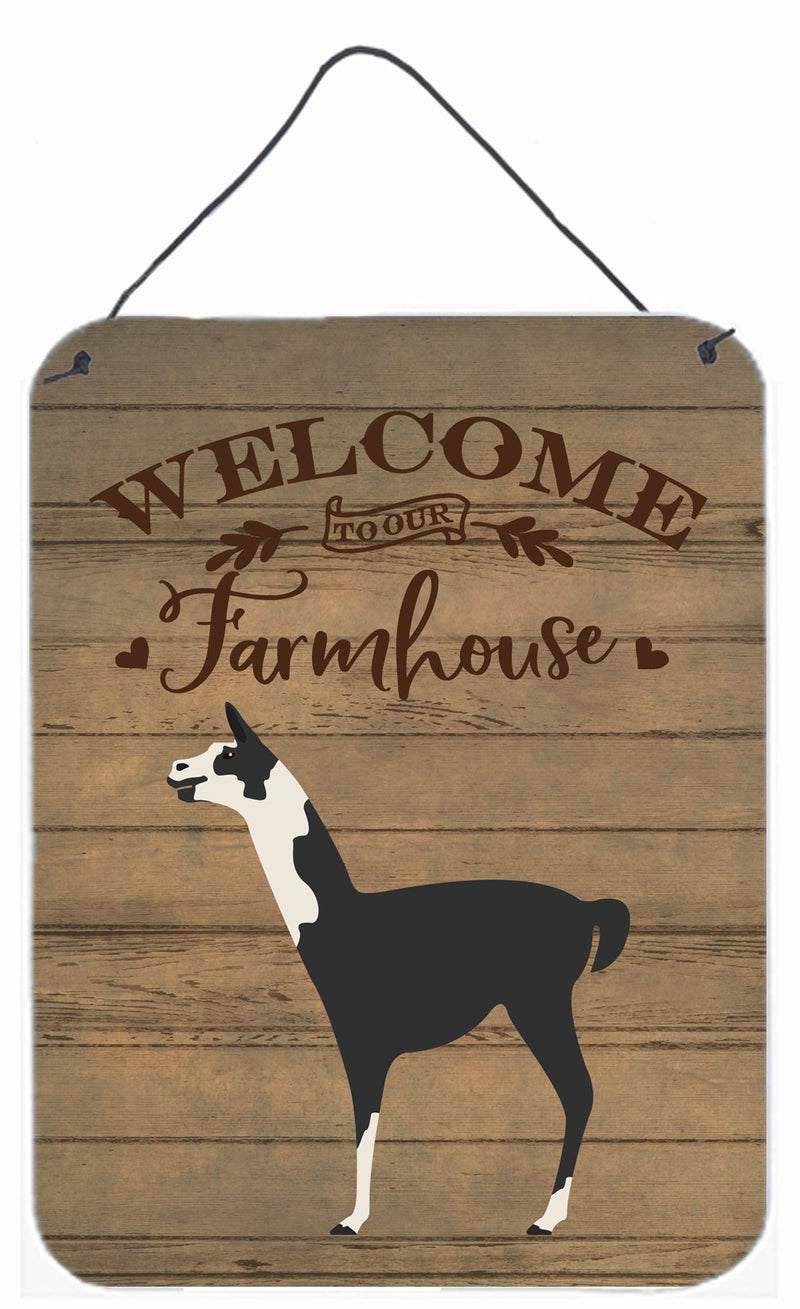 Llama Q' Ara Welcome Wall or Door Hanging Prints CK6862DS1216