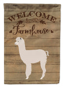 Alpaca Welcome Flag Canvas House Size CK6863CHF