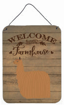 Alpaca Suri Welcome Wall or Door Hanging Prints CK6864DS1216