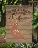 African Owl Pigeon Welcome Garden Flag – Decorative Outdoor Yard Flag CK6897GF