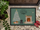Black Pug Christmas Everyone Doormat - 24x36 Decorative Floor Mat – Indoor/Outdoor Rug with Artistic Flair CK7569JMAT