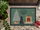 Black Russian Terrier Christmas Everyone Doormat - 24x36 Decorative Floor Mat – Indoor/Outdoor Rug with Artistic Flair CK7589JMAT