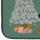 Border Terrier Christmas Everyone Dish Drying Mat – Absorbent, Artistic Kitchen Essentials CK7602DDM