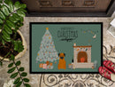 Border Terrier Christmas Everyone Doormat - 18x27 Decorative Floor Mat – Indoor/Outdoor Rug with Artistic Flair CK7602MAT