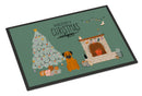 Border Terrier Christmas Everyone Doormat - 18x27 Decorative Floor Mat – Indoor/Outdoor Rug with Artistic Flair CK7602MAT