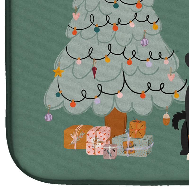Appenzeller Sennenhund Christmas Everyone Dish Drying Mat – Absorbent, Artistic Kitchen Essentials CK7606DDM