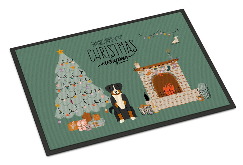 Appenzeller Sennenhund Christmas Everyone Indoor or Outdoor Mat 24x36 CK7606JMAT