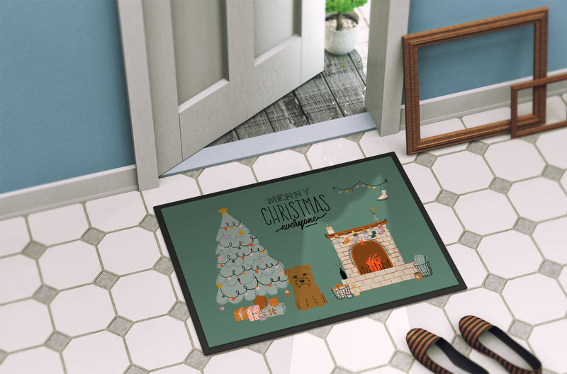 Tan Glen of Imal Christmas Everyone Doormat - 18x27 Decorative Floor Mat – Indoor/Outdoor Rug with Artistic Flair CK7623MAT