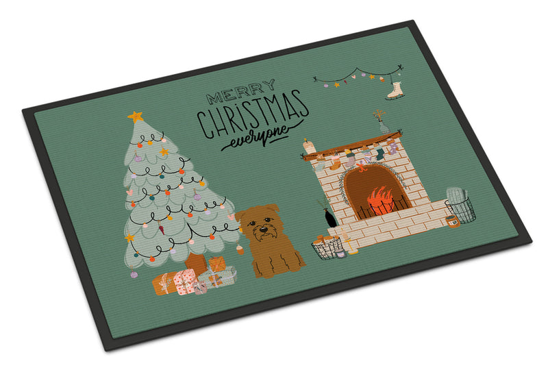 Tan Glen of Imal Christmas Everyone Doormat - 18x27 Decorative Floor Mat – Indoor/Outdoor Rug with Artistic Flair CK7623MAT