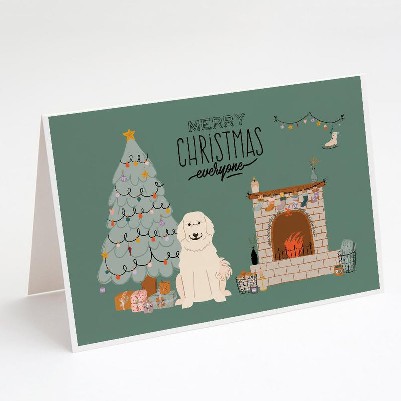 Great Pyrenese Christmas Everyone Greeting Cards and Envelopes Pack of 8