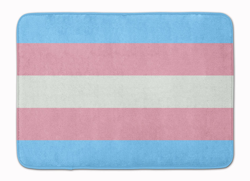 Transgender Pride Machine Washable Memory Foam Mat