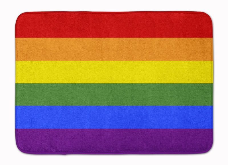 Gay Pride Machine Washable Memory Foam Mat