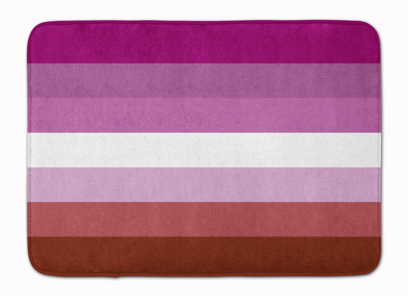 Lesbian Pride Machine Washable Memory Foam Mat