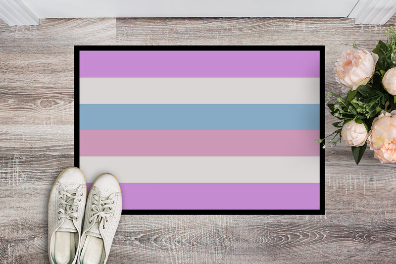 Bigender Pride Doormat - 24x36 Decorative Floor Mat – Indoor/Outdoor Rug with Artistic Flair