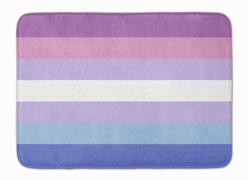 Bigender Pride Machine Washable Memory Foam Mat