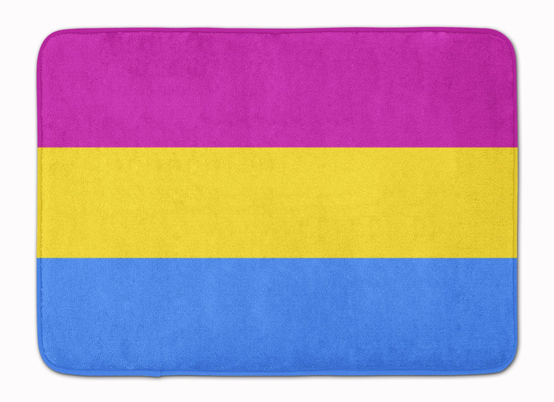 Pansexual Pride Machine Washable Memory Foam Mat