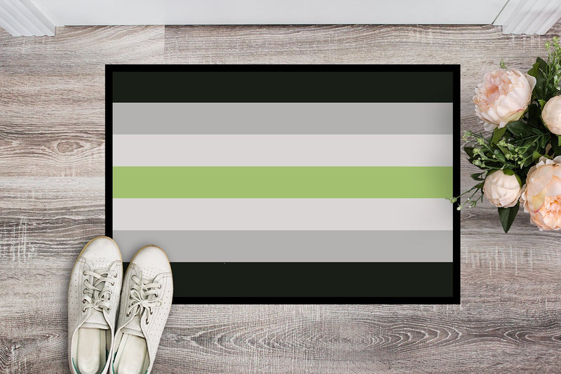 Agender Pride Indoor or Outdoor Mat 24x36