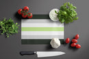 Agender Pride Glass Cutting Boards – Durable, Decorative Kitchen Art Large