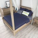 Agender Pride Fabric Standard Pillowcase – Artistic Decorative Front, White Back