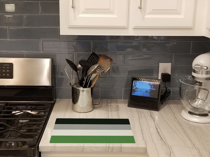 Androphilia Pride Glass Cutting Boards – Durable, Decorative Kitchen Art Large