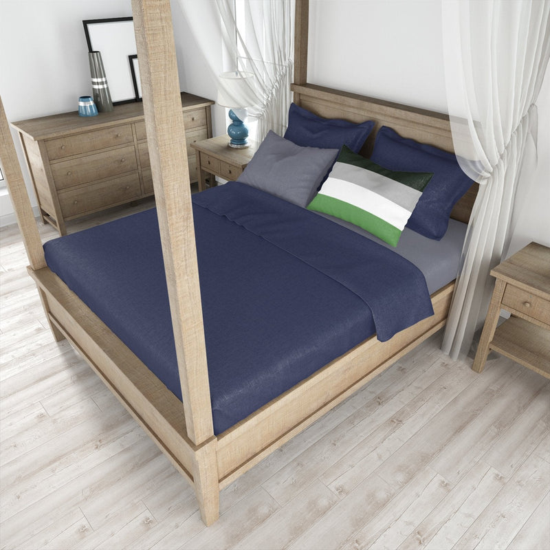 Androphilia Pride Fabric Standard Pillowcase – Artistic Decorative Front, White Back