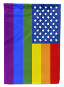 USA Gay Pride Flag Canvas House Size