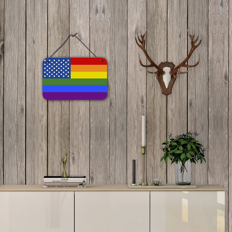 USA Gay Pride Wall or Door Hanging Prints